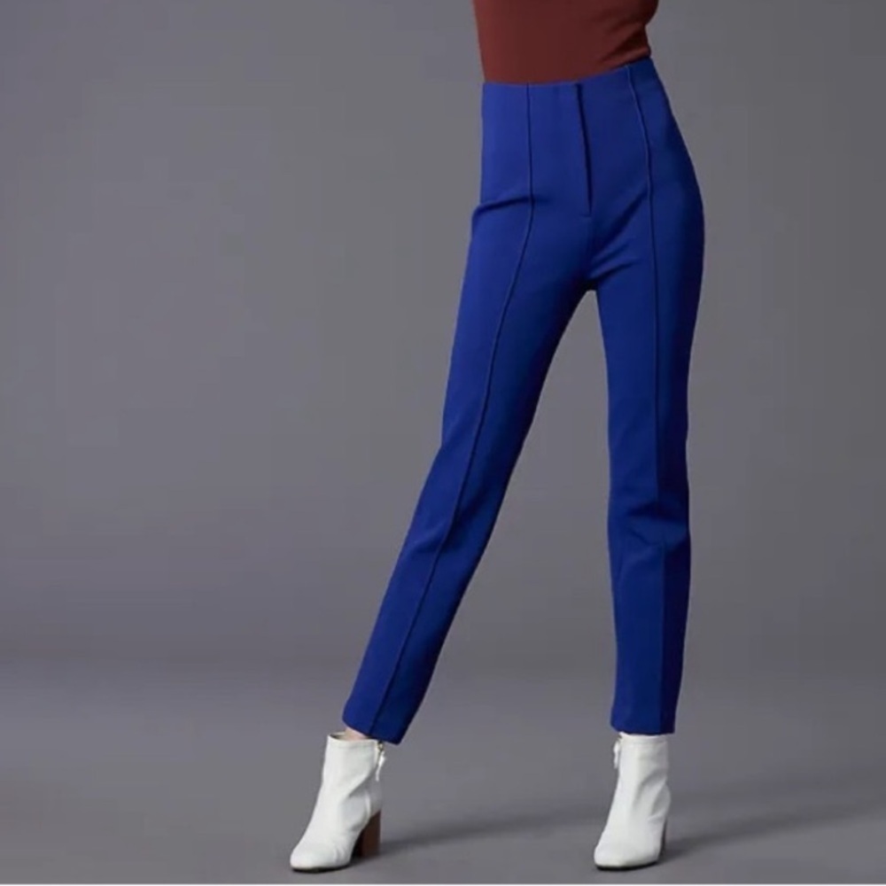 Diane von Furstenberg a High Waisted Skinny Trouser Pant